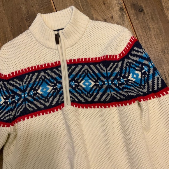 Izod mens 1/4 zip sweater. Size M - Picture 2 of 4